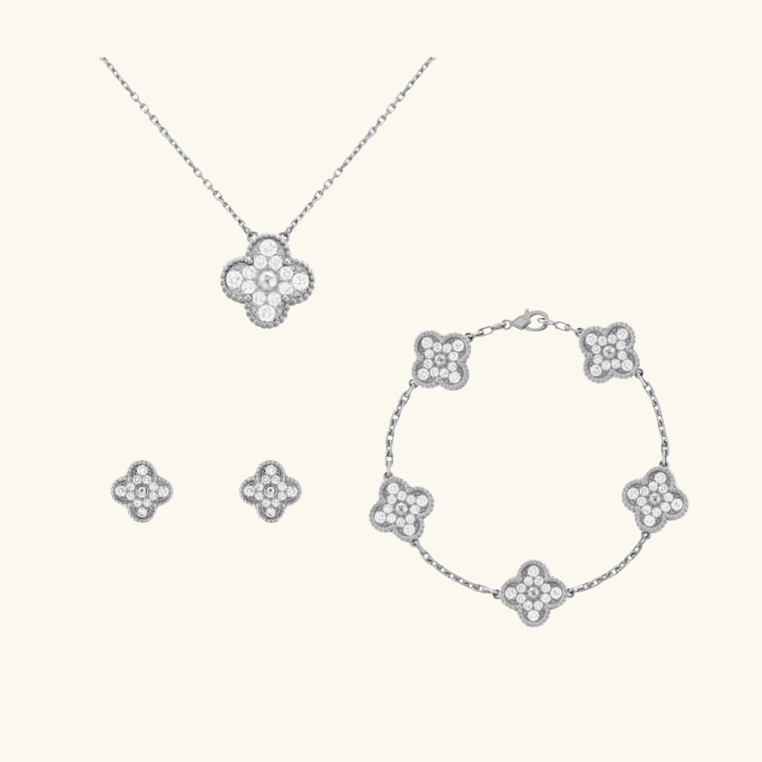 CLOVER | First-Class Silver Luxe Pairing | Tiva Jewelry