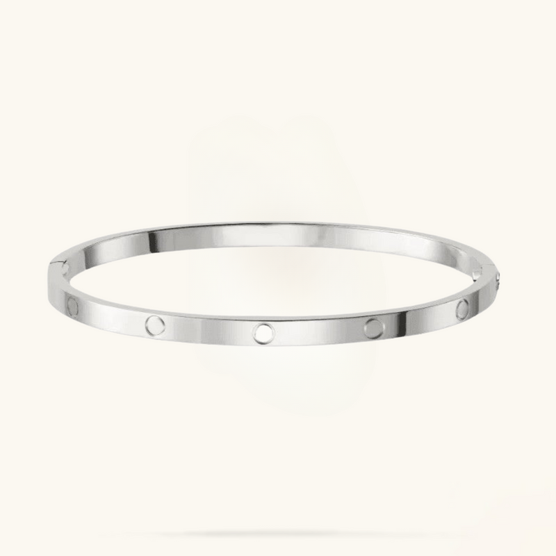 ETERNITY | Subtle Thin Silver Bracelet | Tiva Jewelry