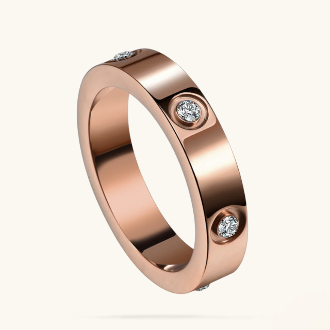 ETERNITY | Rose Gold Ring Luxe | Tiva Jewelry