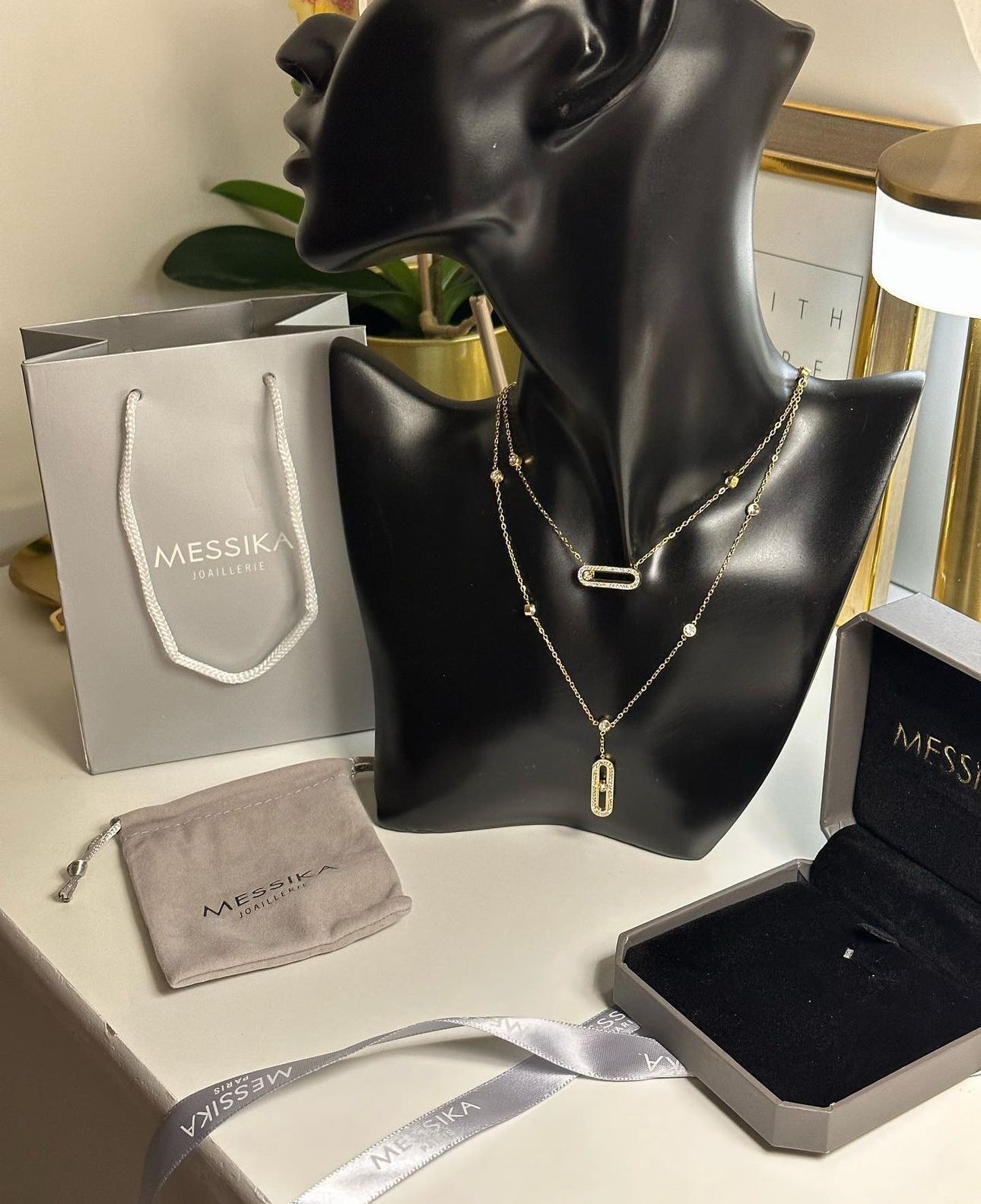 Mollyanne Diamanté Necklace — First-Class Edition | Tiva Jewelry
