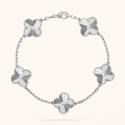 CLOVER Silver Bracelet - Subtle, Classic Radiance | Tiva Jewelry