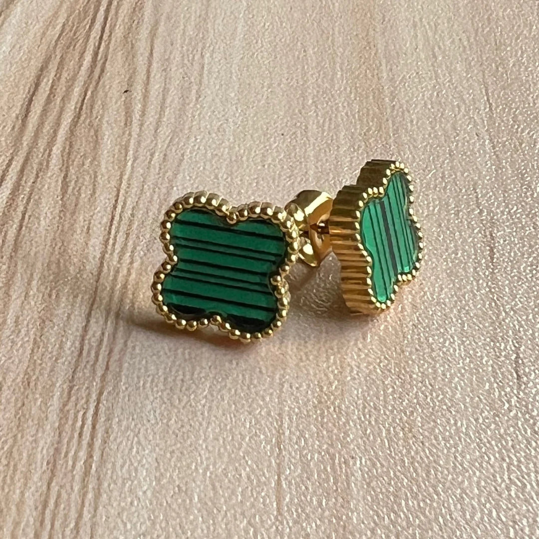 CLOVER Green Earrings | Tiva Jewelry