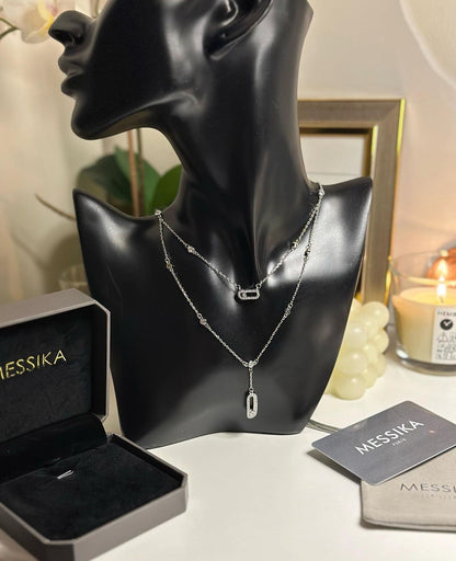Mollyanne Diamanté Necklace — First-Class Edition | Tiva Jewelry