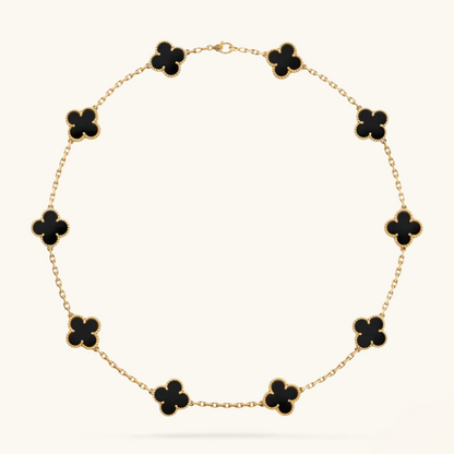 CLOVER | 10-Motive Black Necklace – On-Trend, Modern Eye-Catching Fine Jewelry