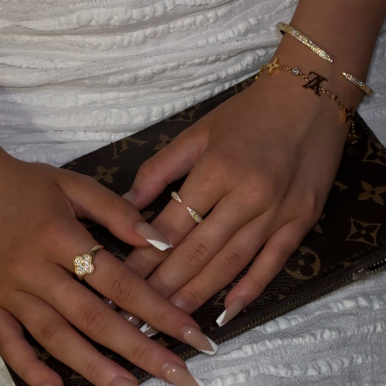 Signature Gold Lottie Bracelet | Tiva Jewelry