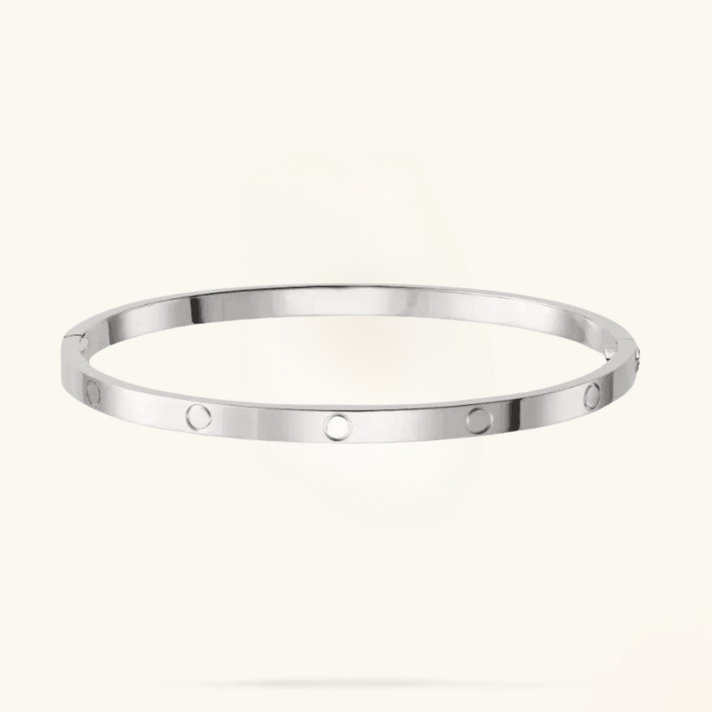 ETERNITY | Subtle Thin Silver Bracelet | Tiva Jewelry