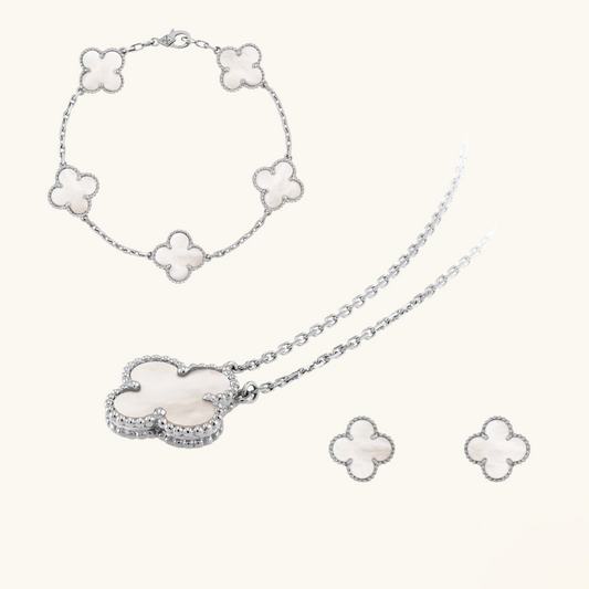 CLOVER | Superior White Pairing | Tiva Jewelry