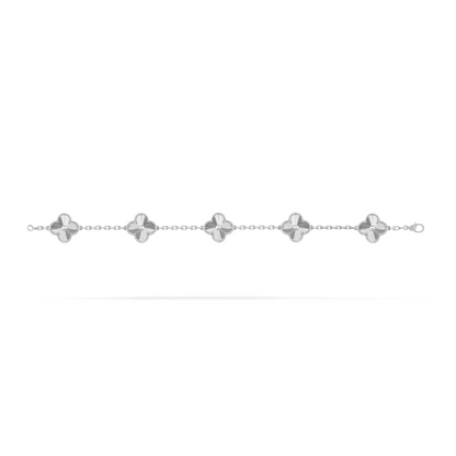 CLOVER Silver Bracelet - Subtle, Classic Radiance | Tiva Jewelry