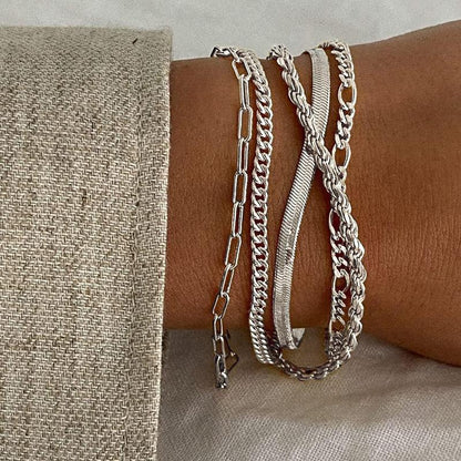 5pc Classic Bracelets Stack | Tiva Jewelry