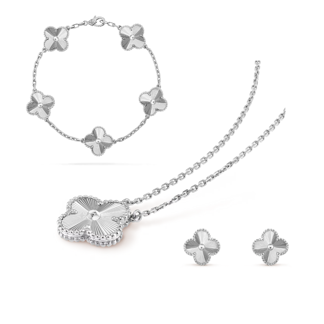 CLOVER | First-Class Silver Pairing | Tiva Jewelry