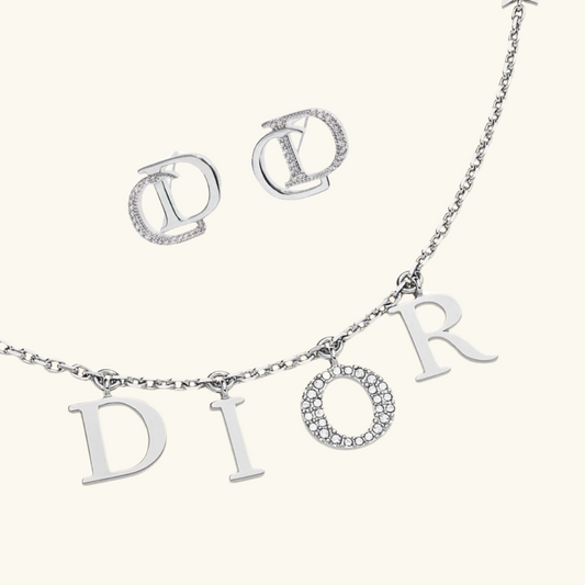 PREMIUM | DR Set Silver | Tiva Jewelry