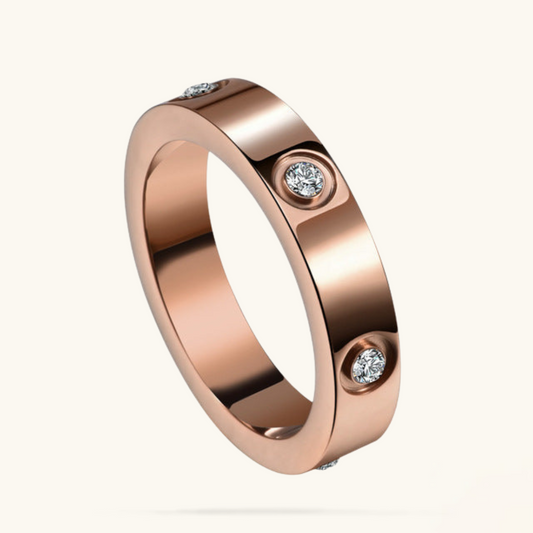 ETERNITY | Rose Gold Ring Luxe | Tiva Jewelry