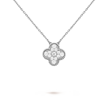 CLOVER Silver Necklace – Luxe Edition | Tiva Jewelry