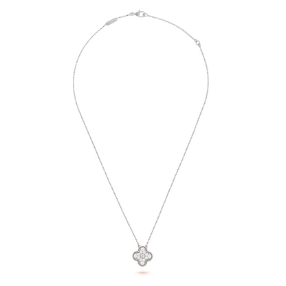 CLOVER Silver Necklace – Luxe Edition | Tiva Jewelry