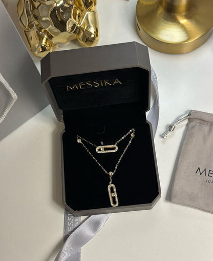 Mollyanne Diamanté Necklace — First-Class Edition | Tiva Jewelry