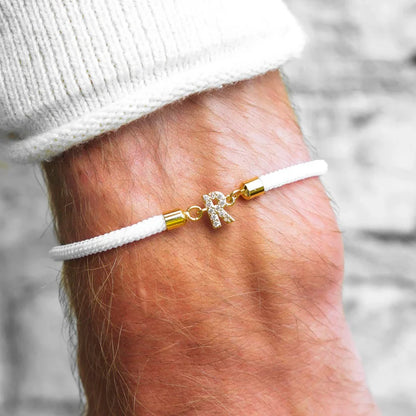 Adjustable Letter Initial Bracelets | Tiva Jewelry