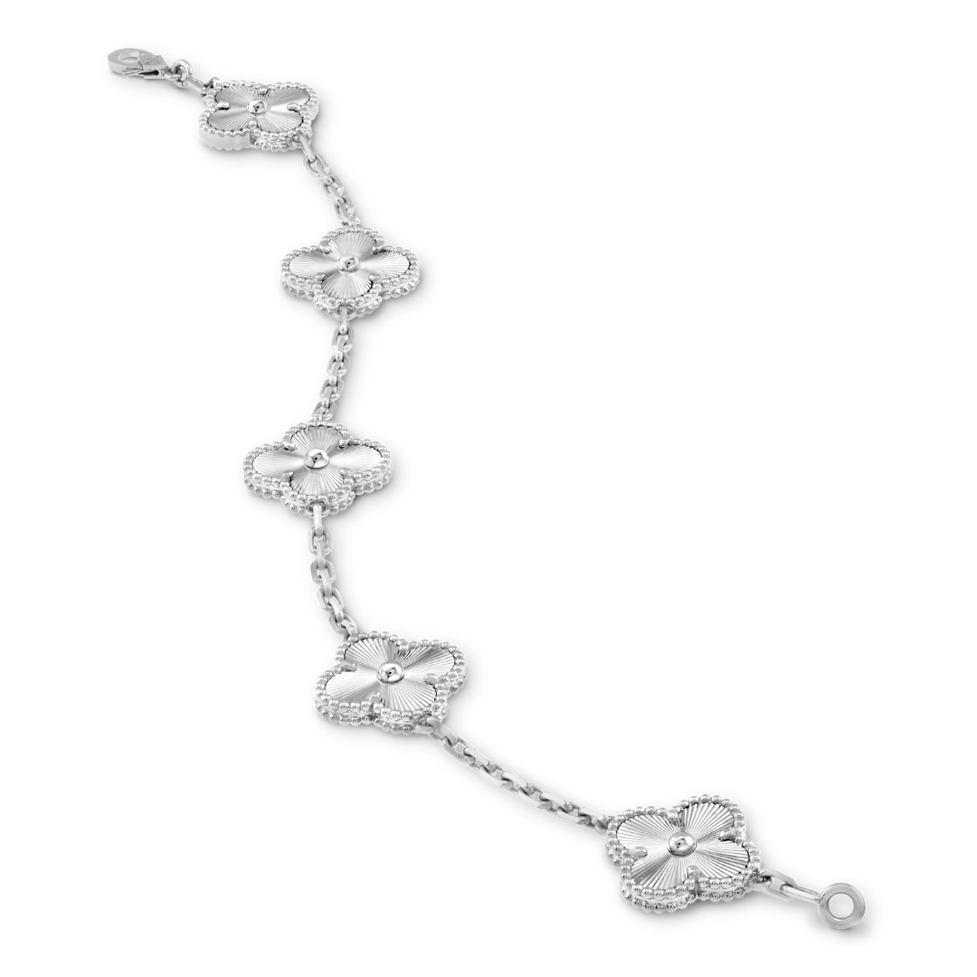 CLOVER Silver Bracelet - Subtle, Classic Radiance | Tiva Jewelry