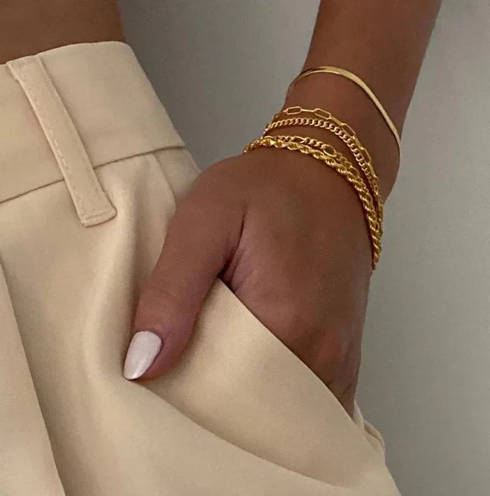 5pc Classic Bracelets Stack | Tiva Jewelry