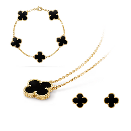CLOVER | Ultra-Fine Black Pairing | Tiva Jewelry