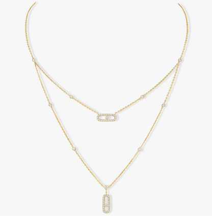 Mollyanne Diamanté Necklace — First-Class Edition | Tiva Jewelry