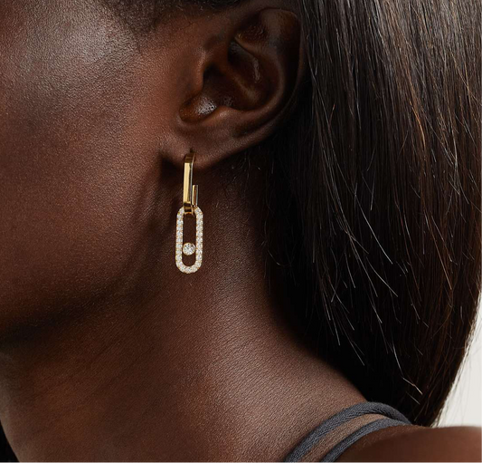 18K Superior: Myla Double Hoop Earrings | Tiva Jewelry