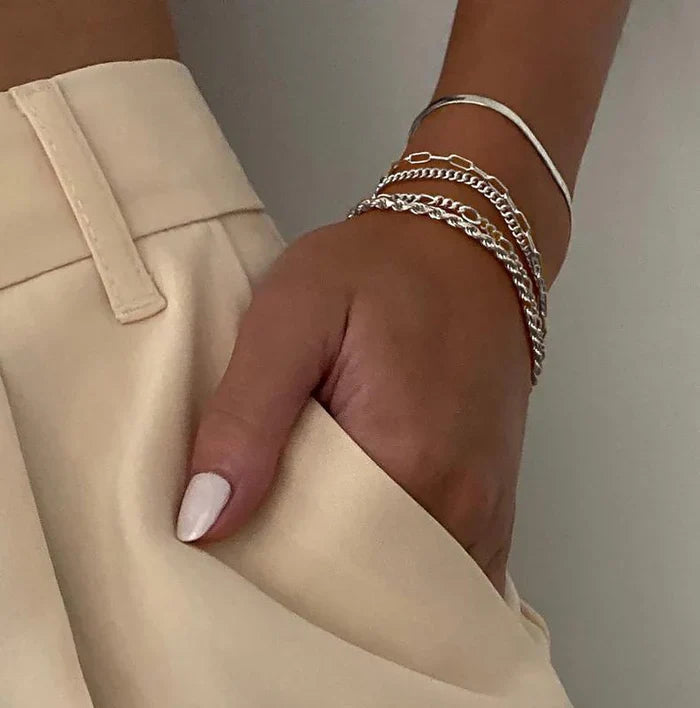 5pc Classic Bracelets Stack | Tiva Jewelry