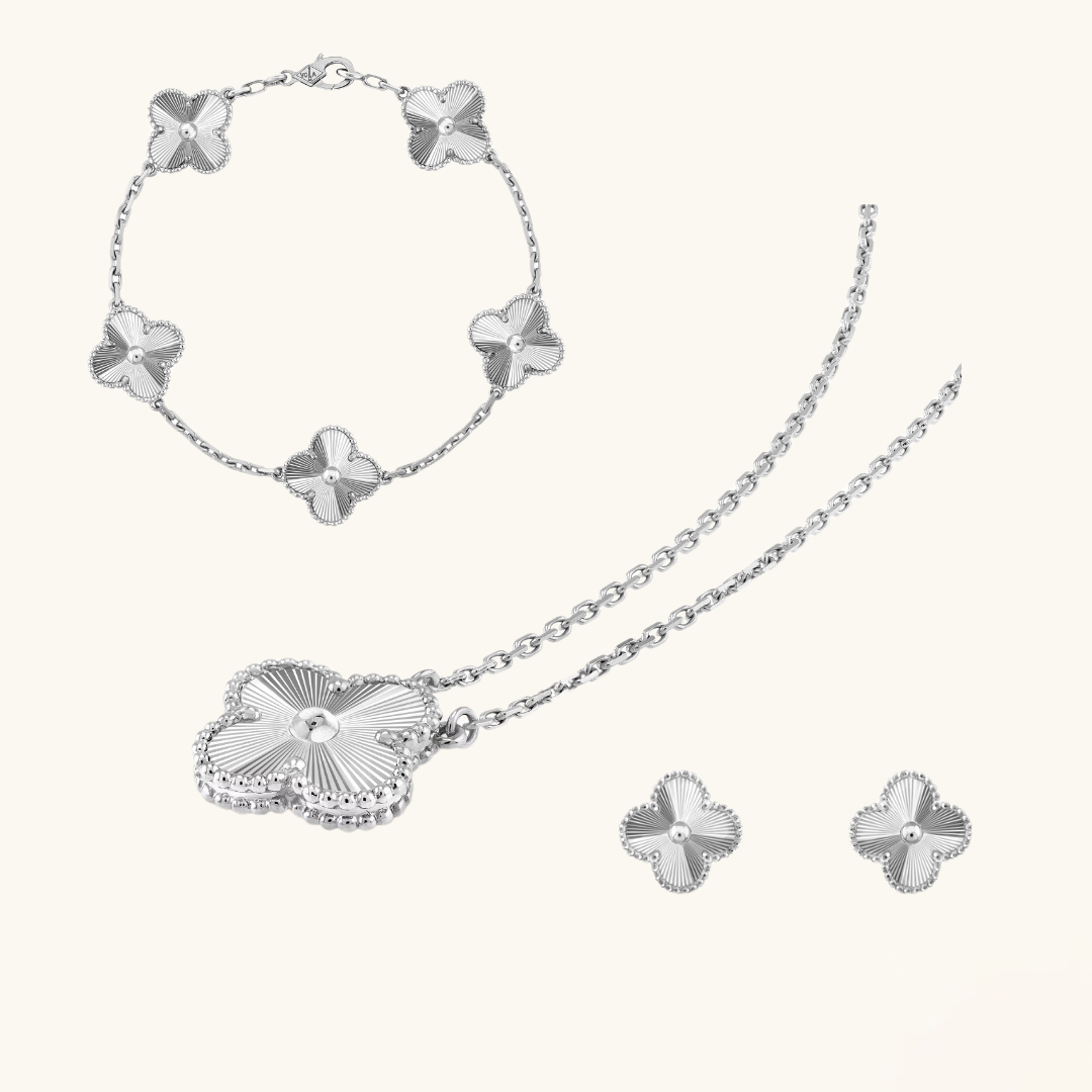 CLOVER | First-Class Silver Pairing | Tiva Jewelry