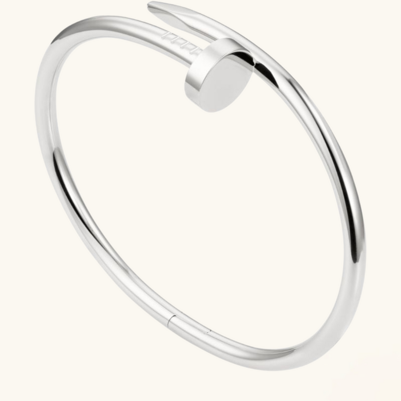 SPIKE Silver Bracelet - Streamlined, Current Jewel Piece