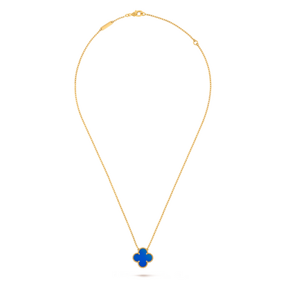 CLOVER Blue Necklace – Subtle, Versatile Adornment | Tiva Jewelry