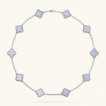 CLOVER | 10-Motif Purple Necklace | Tiva Jewelry