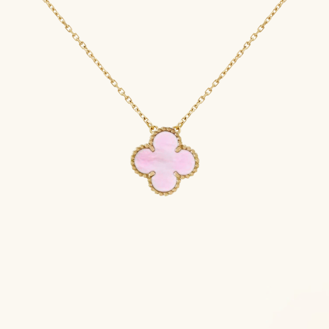 CLOVER Pink Necklace - Fine, Daily Grace | Tiva Jewelry
