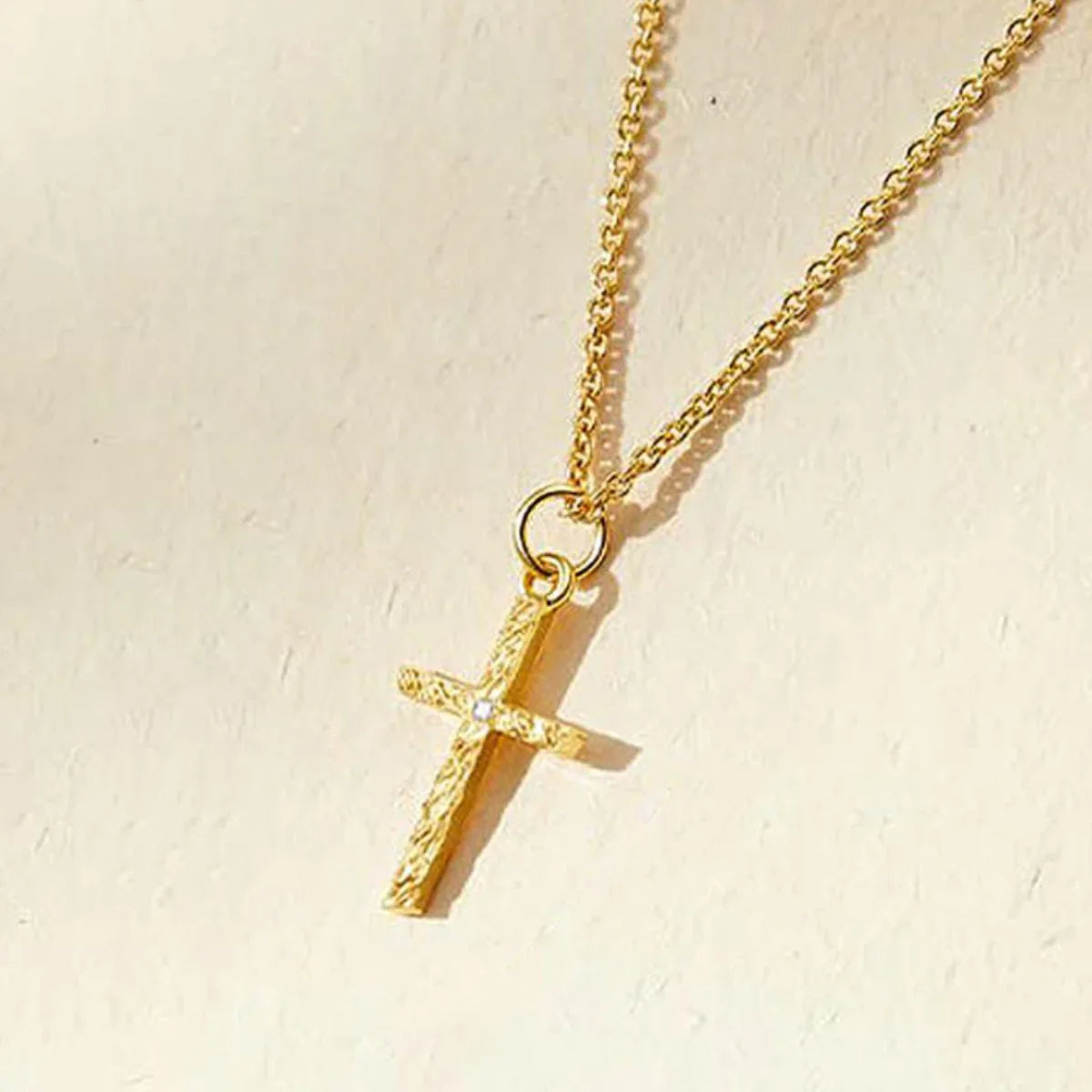 2pc 14k Initial & Cross Necklace Collection | Tiva Jewelry