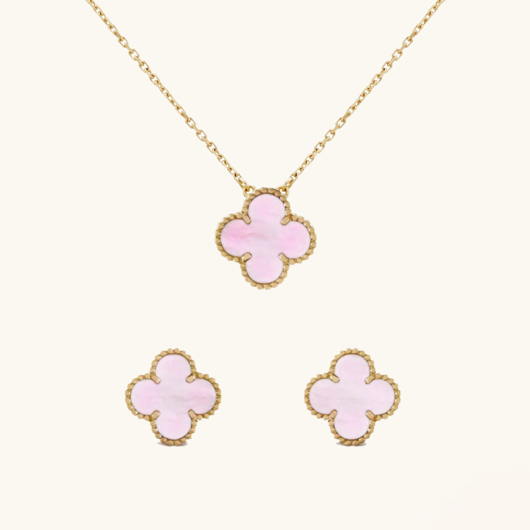 CLOVER | Pink 2-Duo | Tiva Jewelry