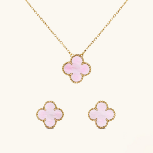 CLOVER | Pink 2-Duo | Tiva Jewelry