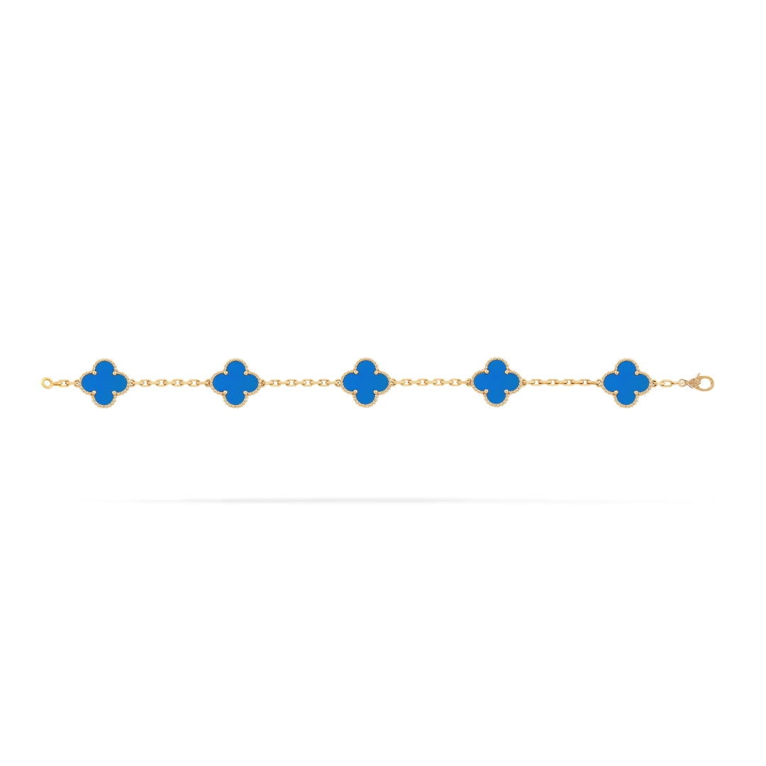 Clover Blue Bracelet - Chic Day-to-Night Fine Jewelry | Tiva Jewelry