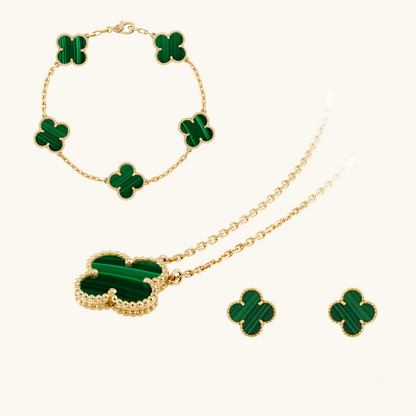 CLOVER | Superior Green Duo | Tiva Jewelry