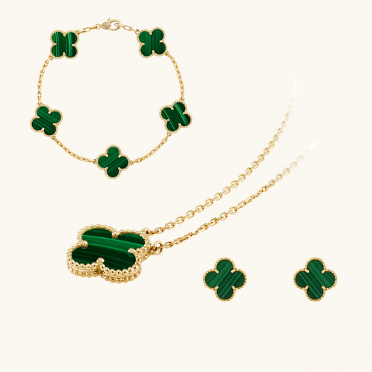 CLOVER | Superior Green Duo | Tiva Jewelry