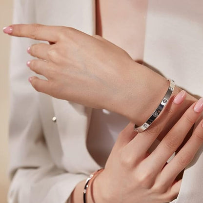 Eternity Silver Bracelet - Grand Collection | Tiva Jewelry