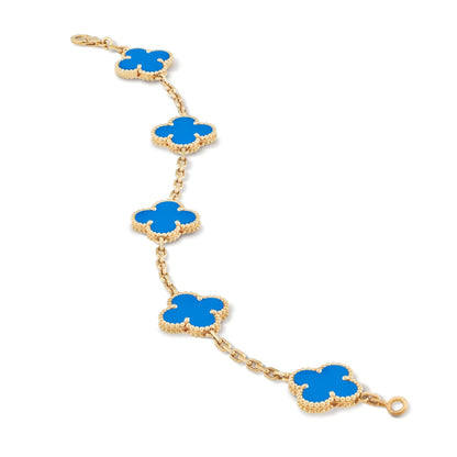 Clover Blue Bracelet - Chic Day-to-Night Fine Jewelry | Tiva Jewelry