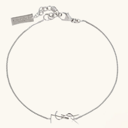 Signature LSY Silver Bracelet – Everlasting Elegance | Tiva Jewelry