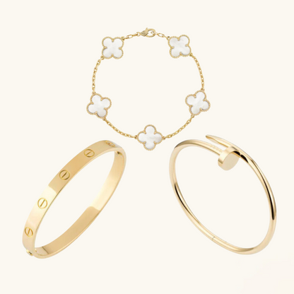 3-Piece Bracelet Collection "Ellen" | Tiva Jewelry