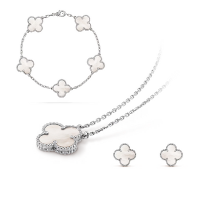 CLOVER | Superior White Pairing | Tiva Jewelry