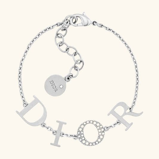 Signature DR Bracelet in Silver | Tiva Jewelry