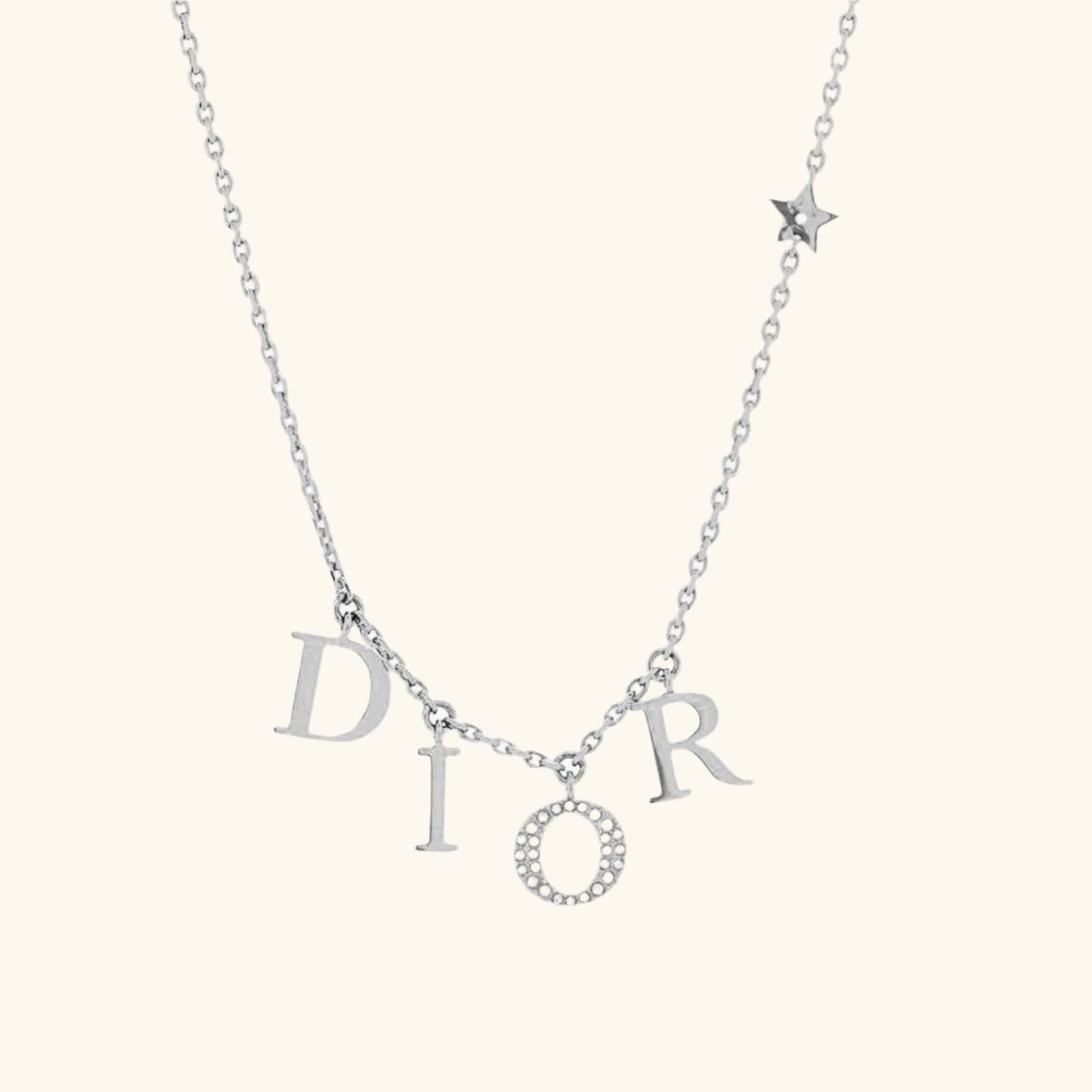 Signature DR Silver Necklace | Tiva Jewelry