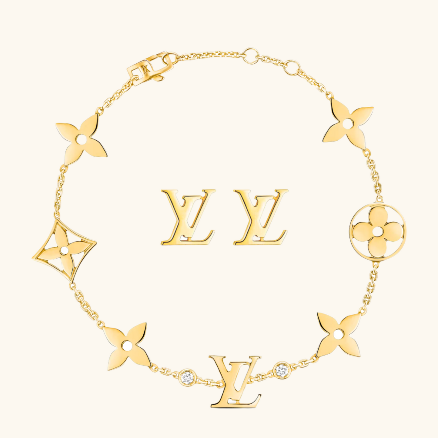 SIGNATURE | Lottie Set Gold | Tiva Jewelry