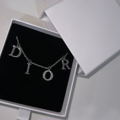 Signature DR Silver Necklace | Tiva Jewelry