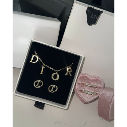 Signature DR Silver Earrings | Tiva Jewelry