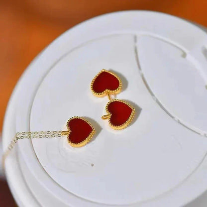Gold Heart Necklace - Sophisticated Heart Pendant | Tiva Jewelry