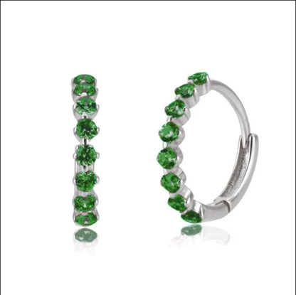 Distinguished Tennis Gem Earrings – Sparkling Gemstone Fine Jewelry