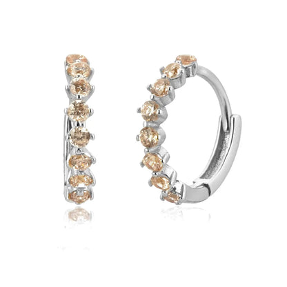Distinguished Tennis Gem Earrings – Sparkling Gemstone Fine Jewelry